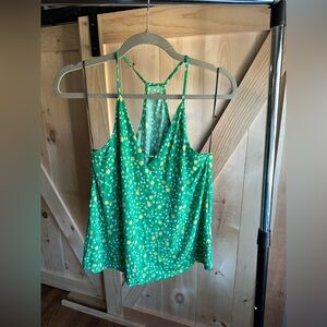 Kaileigh Vibrant Green Floral Camisole
